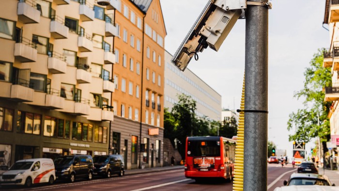 Sensors at Hornsgatan in Stockholm