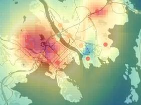 Mapping of air quality in Kristiansand