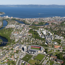 City of Trondheim seen from above.