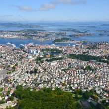 City of Stavanger seen from above.